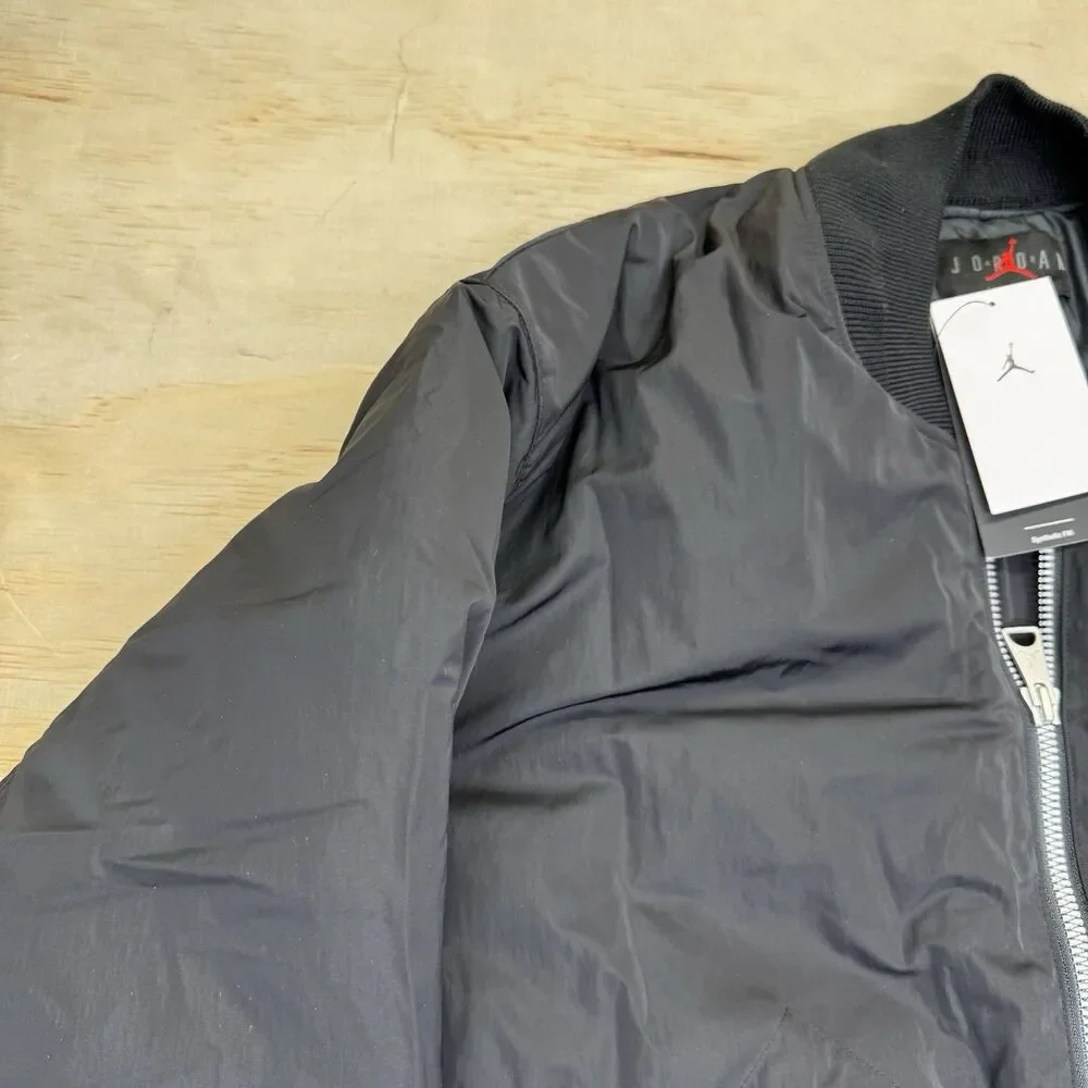 NEW Jordan Renegade Bomber Jacket Black Mens Sz XL FB7316-010